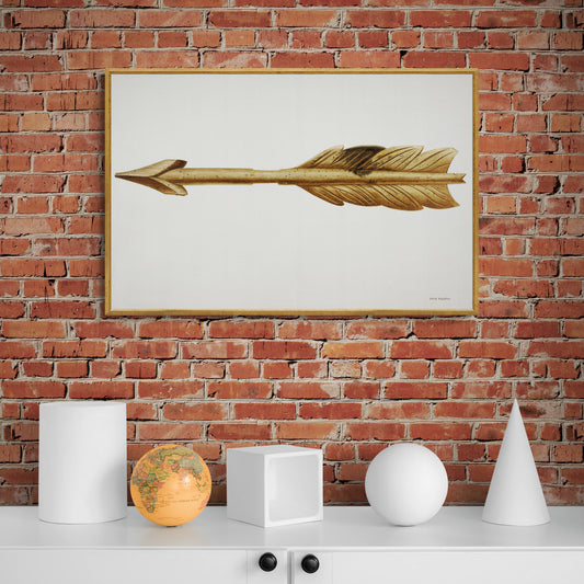 Vintage Illustration Weather Vane by Louis Plogsted