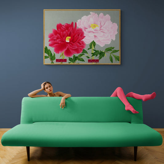 The Picture Book Of Peonies - Pink & Red Peonies