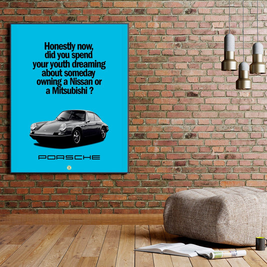 Vintage Porsche by The Retro Gallery