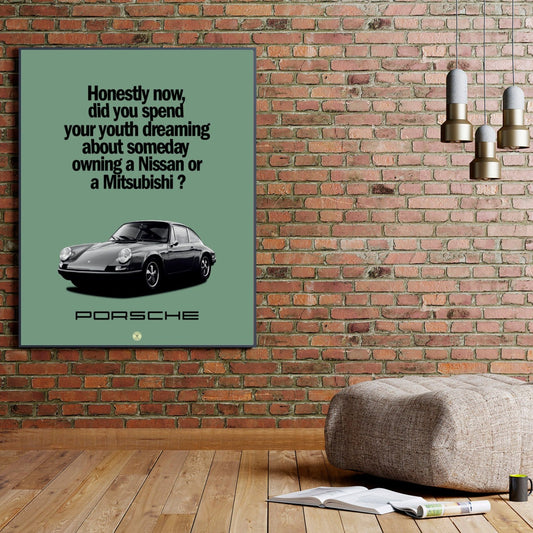 Vintage Porsche by The Retro Gallery