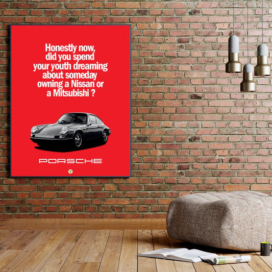 Vintage Porsche by The Retro Gallery