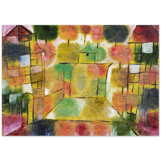 Tree And Architecture Rhythms by Paul Klee