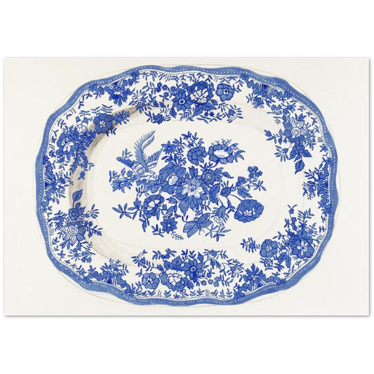 Vintage illustration Plate by Katherine Hastings