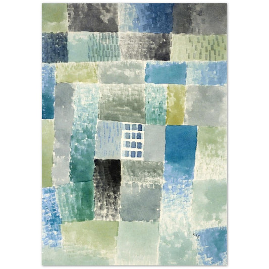 First House In A Settlement by Paul Klee