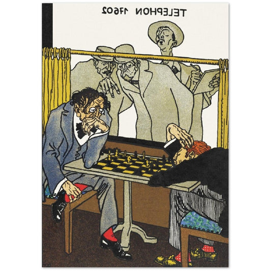 The Chess Players by Moriz Jung