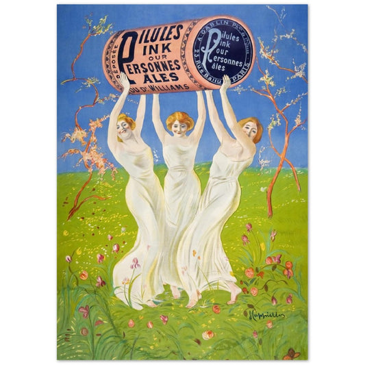 Pink Pills For Pale People by Leonetto Cappiello