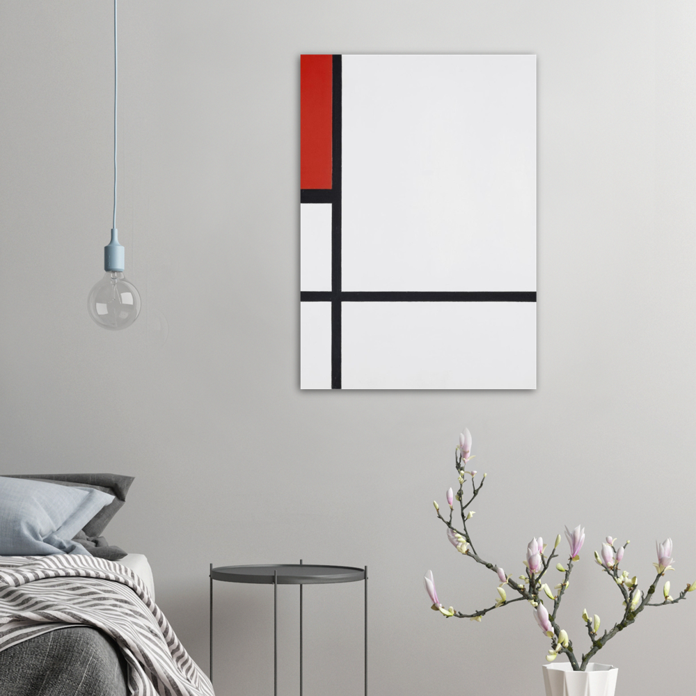Piet Mondrian - Composition No. 1 - The Retro Gallery