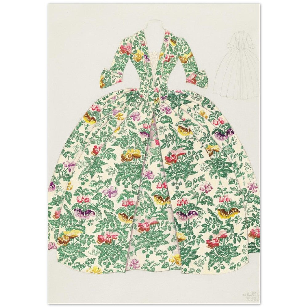 Vintage Illustration Dress by Julie Brush
