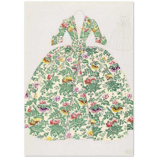 Vintage Illustration Dress by Julie Brush