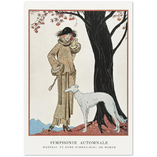 Symphonie Automnale Vintage Poster