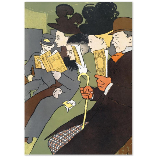 People Reading Books by Edward Penfield