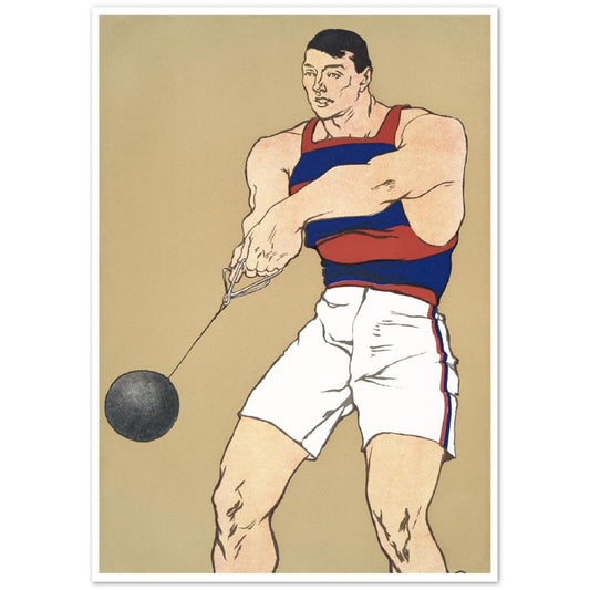 Hammer Throw by Edward Penfield
