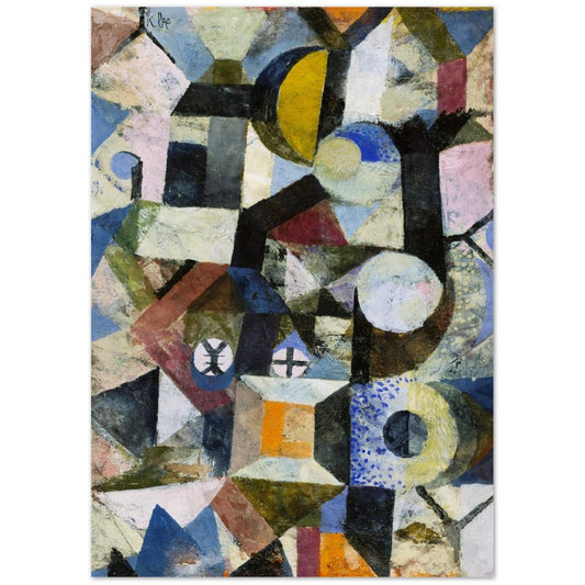 Composition With The Yellow by Paul Klee