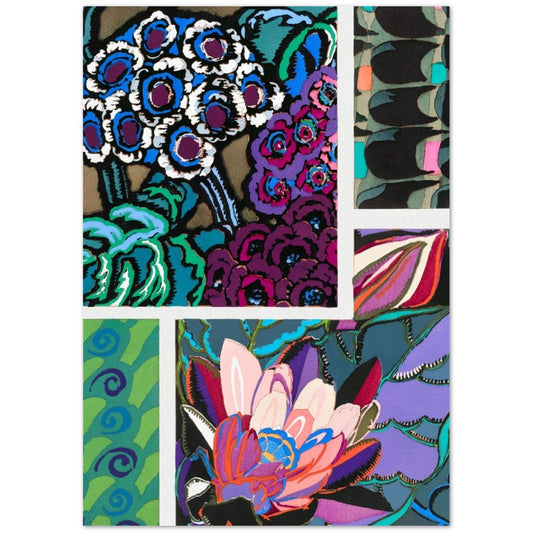 Vintage Floral Art Deco Pattern, Variation 14 by Édouard Bénédictus