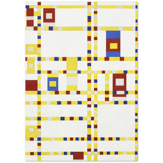 Piet Mondrian - Broadway Boogie Woogie - The Retro Gallery
