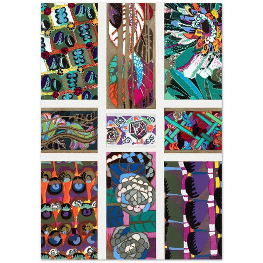 Vintage Art Deco Pattern, Variation 20 by Édouard Bénédictus