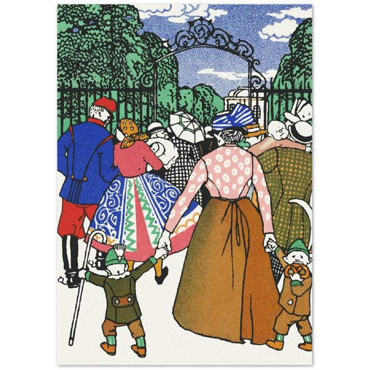 Schonbrunn On Sunday by Moriz Jung