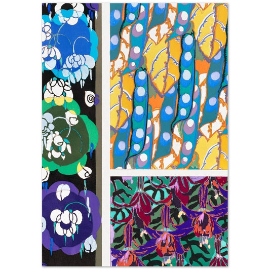 Colorful Vintage Art Deco Pattern, Variation 5 by Édouard Bénédictus