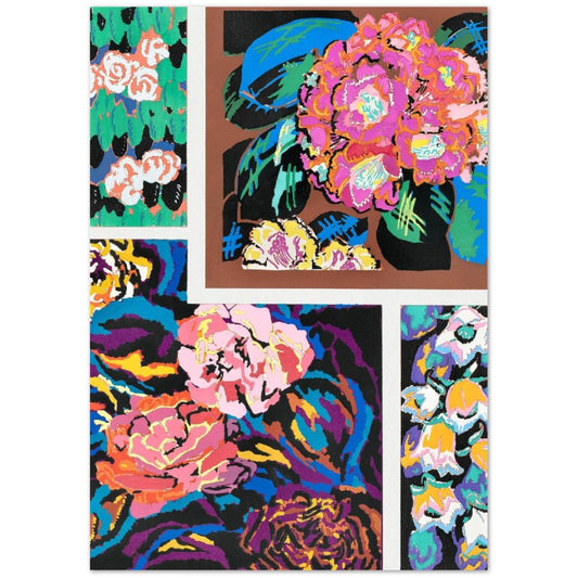 Floral Vintage Art Deco Pattern, Variation 3 by Édouard Bénédictus