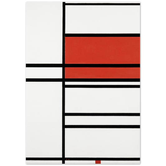 Piet Mondrian - Composition No. 4 - The Retro Gallery