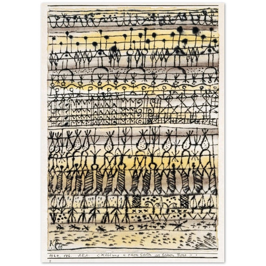 Cooling In A Hot Zone Garden by Paul Klee