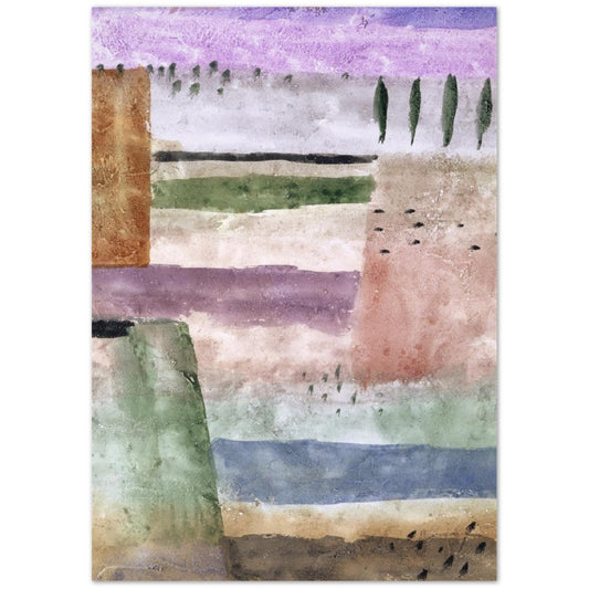Landscape With Poplars by Paul Klee