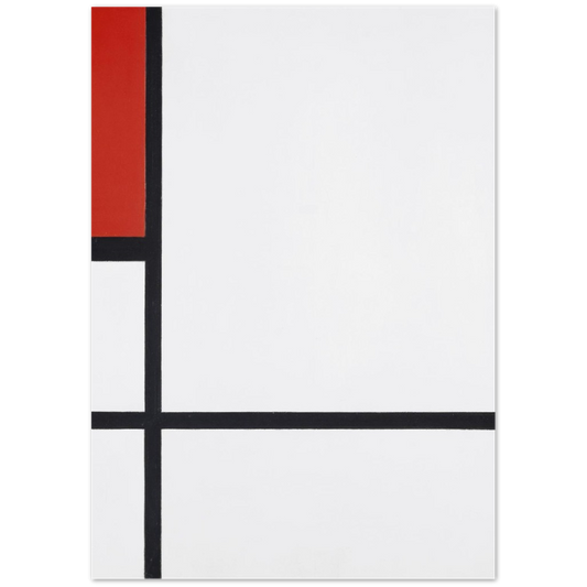 Piet Mondrian - Composition No. 1 - The Retro Gallery