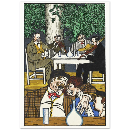 At The Heuriger by Moriz Jung