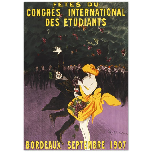 Bordeaux Septembre 1907 by Leonetto Cappiello