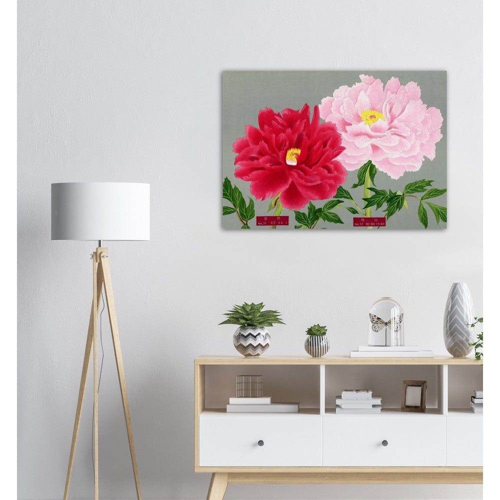 The Picture Book Of Peonies - Pink & Red Peonies
