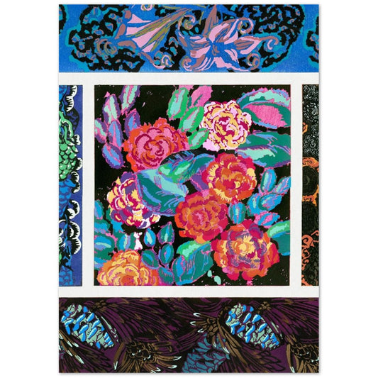 Flower Art Deco Pattern, Variation 9 by Édouard Bénédictus